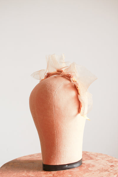 1920s Net Tulle Wedding Head Band