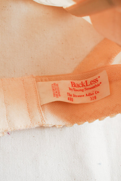 1950s Cream Backless Lace Corset