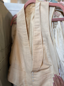1920s Cream Cotton Men’s Vest