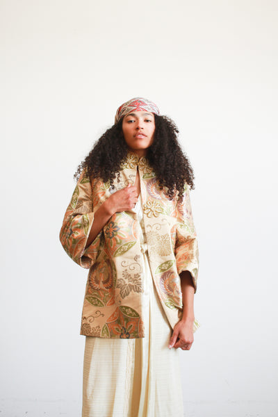 1950s Japanese Motif Brocade Jacket