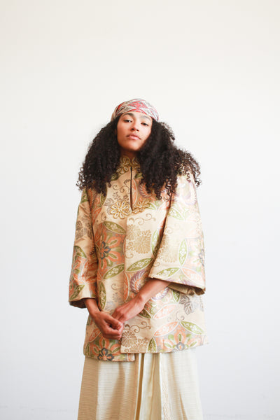1950s Japanese Motif Brocade Jacket