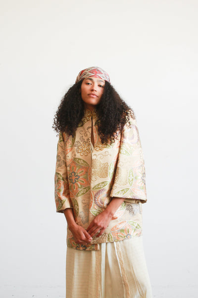 1950s Japanese Motif Brocade Jacket