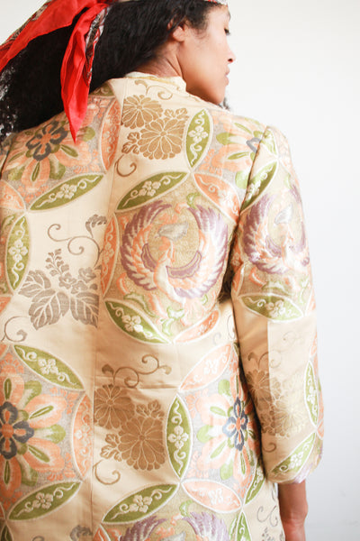 1950s Japanese Motif Brocade Jacket