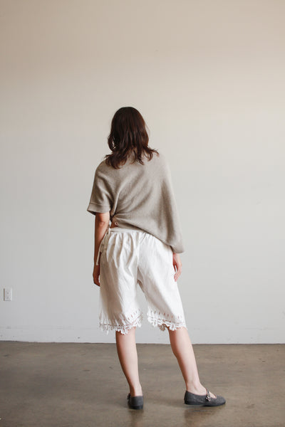 Victorian White Cotton Eyelet Bloomers