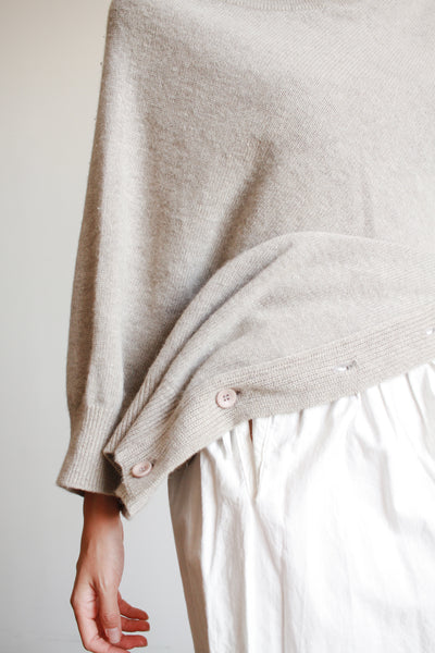 1980s Issey Miyake Wool Asymmetric Sweater