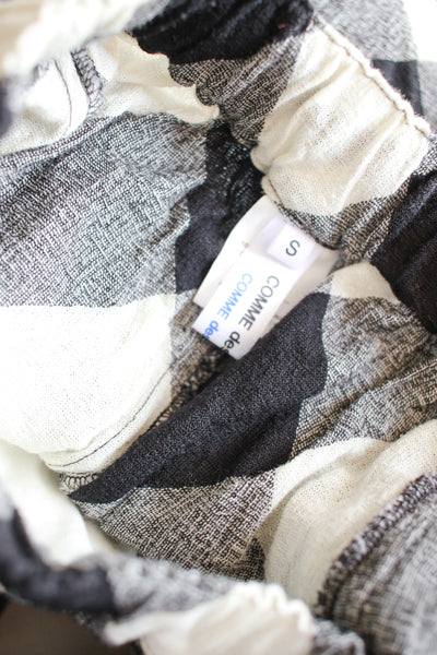 1990s Comme Des Garçons Plaid Wool Shorts