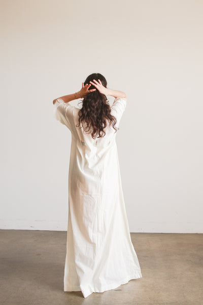 Edwardian Mint Ribbon Tie Night Gown