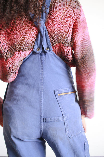 1970s Indigo French Workwear Overalls