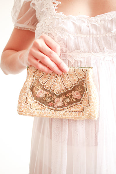 1930s Microbeaded French Evening Clutch