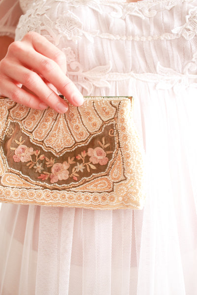 1930s Microbeaded French Evening Clutch