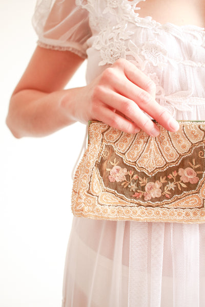 1930s Microbeaded French Evening Clutch