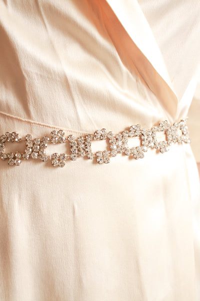 1950s Rhinestone Link Belt