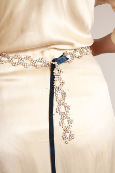 1950s Rhinestone Link Belt