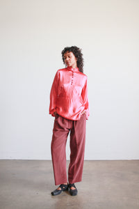 1990s Mulberry Silk Trousers