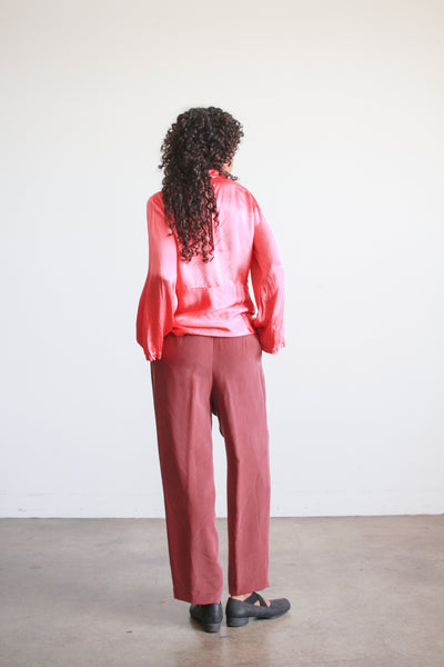 1990s Mulberry Silk Trousers