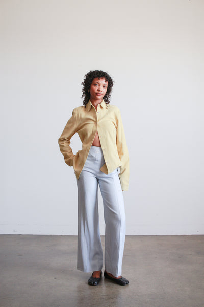 1970s Courrèges Light Blue Pants