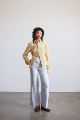 1970s Courrèges Light Blue Pants