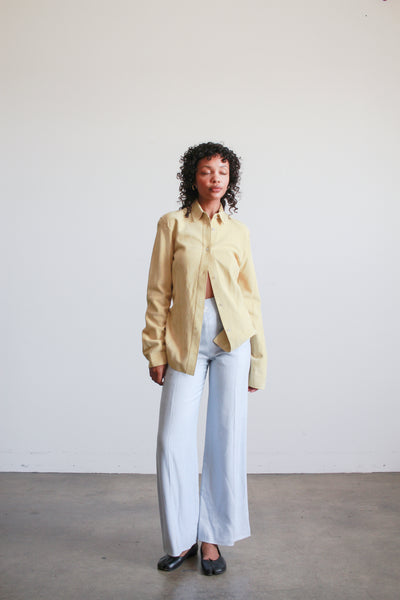 1970s Courrèges Light Blue Pants