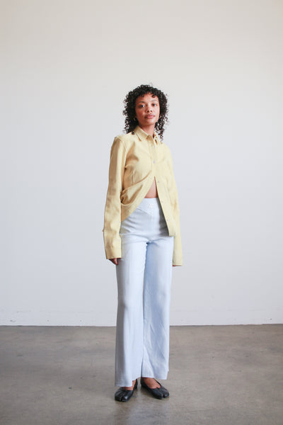 1970s Courrèges Light Blue Pants