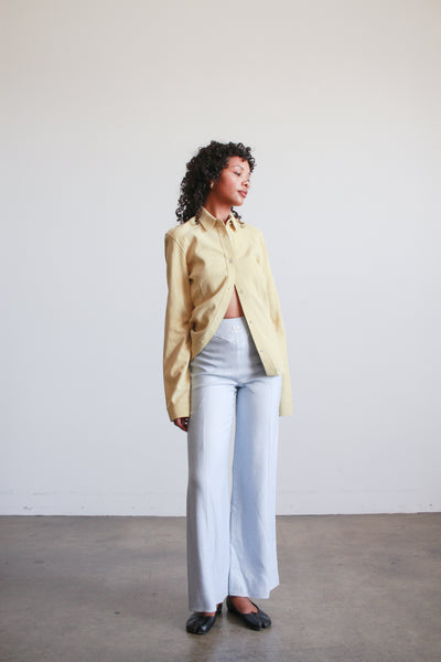 1970s Courrèges Light Blue Pants