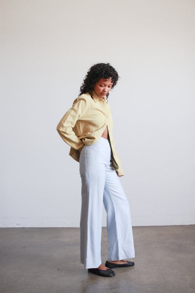 1970s Courrèges Light Blue Pants