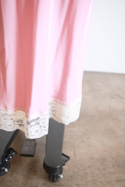 1940s Mauve Silk Slip Dress