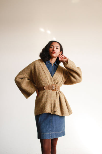 1970s Bonnie Cashin Design Wool Knit Jacket