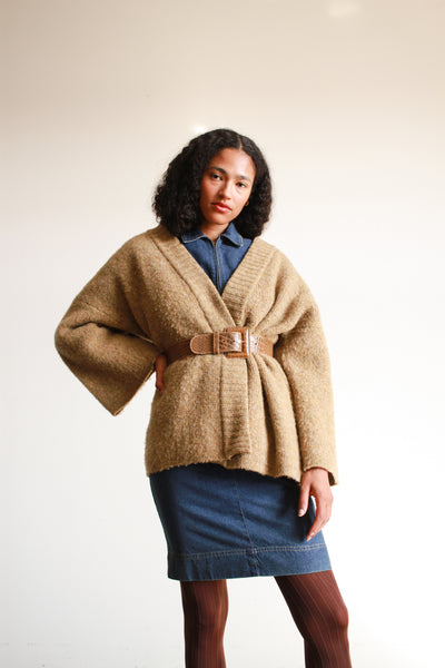 1970s Bonnie Cashin Design Wool Knit Jacket