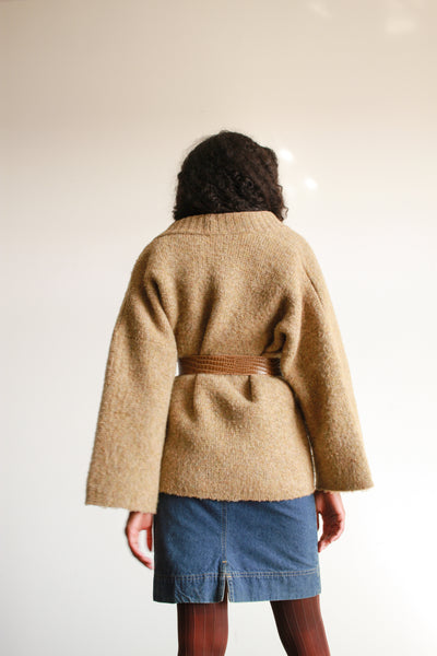 1970s Bonnie Cashin Design Wool Knit Jacket