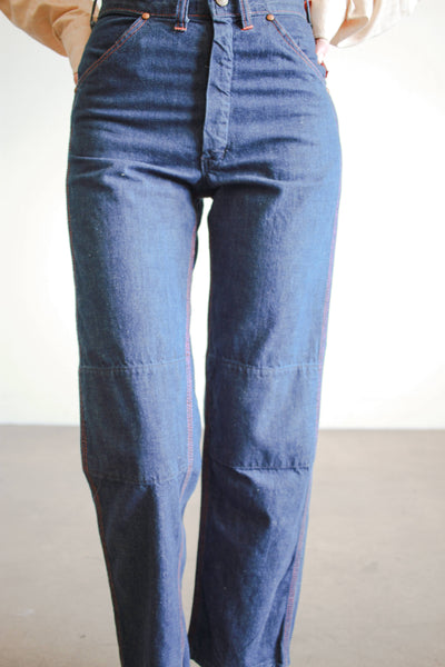 1950s Union Made Blue Denim Jeans