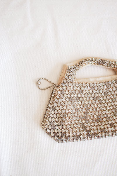 1930s Rhinestone Mini Handbag