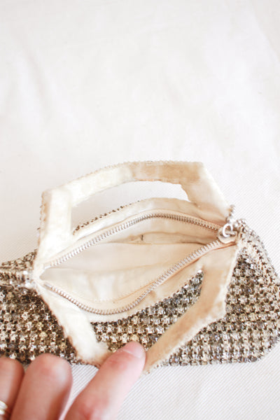 1930s Rhinestone Mini Handbag