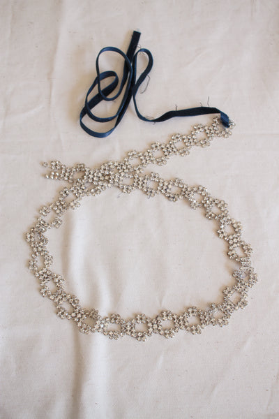 1950s Rhinestone Link Belt