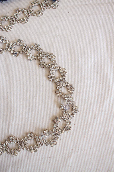 1950s Rhinestone Link Belt