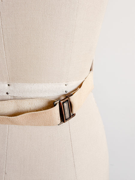 1930s White Cotton Vest