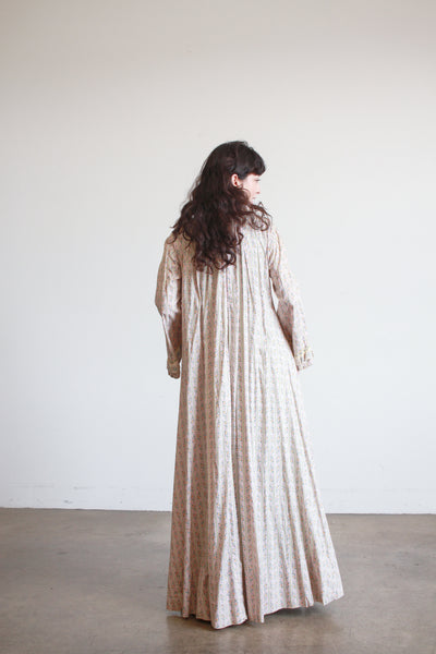 1800s Lilac Cotton Calico Topper Dress