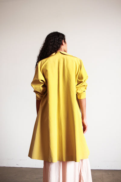 1950s Chartreuse Garbardine A-Line Jacket