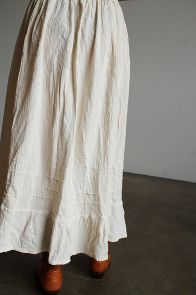 Oaxacan Cotton Gauze Midi Skirt