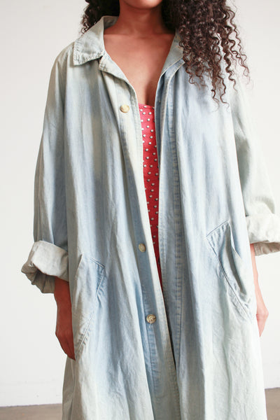 1990s CP Shades Light Denim Duster