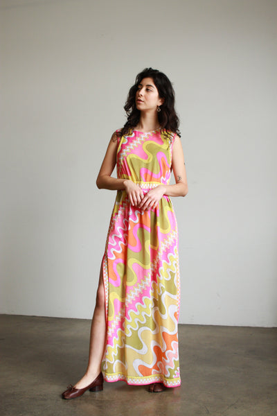 1960s Pucci Print Coverup Dress