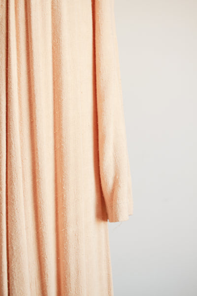 1900s Apricot Cotton Gathered Nightgown