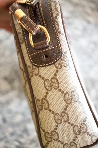 1980s Gucci Monogram Crossbody Bag