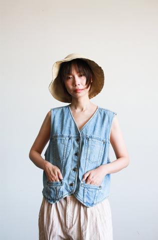 1990s Lightwash Denim Vest