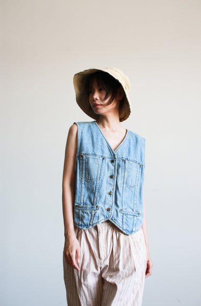 1990s Lightwash Denim Vest