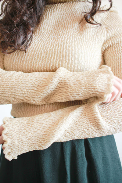 1990s Roberto Cavalli Gold Speckled Top