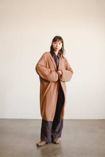 1980s Camel Duster Cardigan