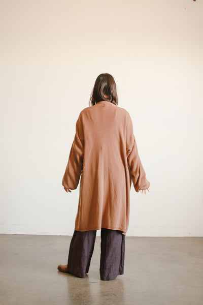 1980s Camel Duster Cardigan