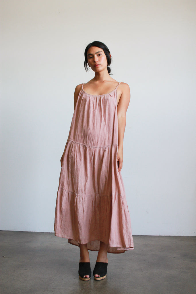 Oaxacan Cotton Gauze Tiered Halter Dress – Blossom Vintage