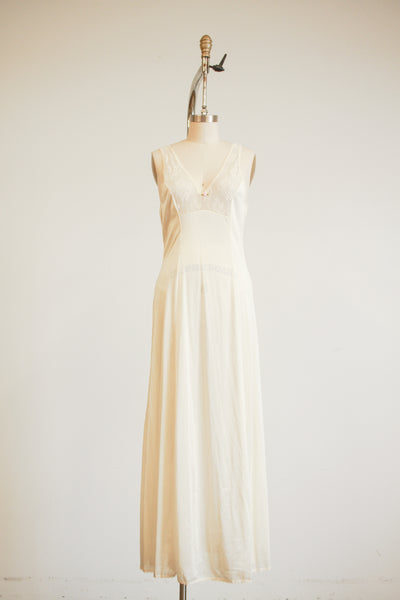 1960s Tosca of California Cream Nylon Peignoir Set