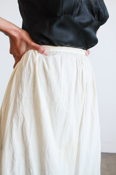 Antique Beige Lace Layered Skirt